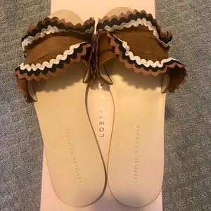 Brand New In Box Loeffler Randall Birdie Slides